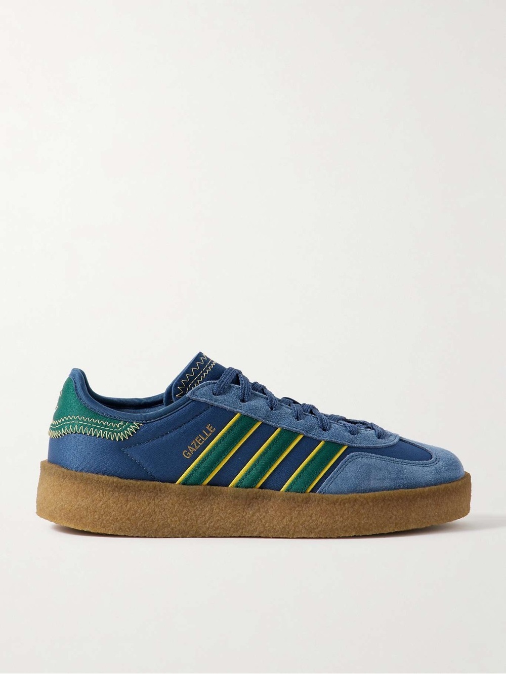 Adidas CLOT Gazelle suede-trimmed scuba sneakers